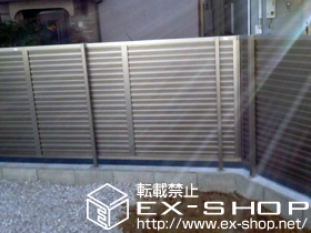 のフェンス・柵 プレスタフェンス8型 フリーポールタイプ 施工例