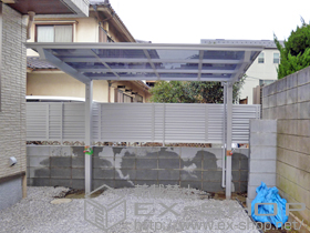 のサイクルポート・駐輪場 アーキフィット ミニ 積雪〜20cm対応 施工例