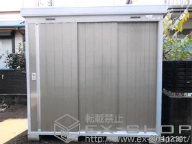 イナバの物置 ネクスタ 一般型(NXN-40S)＋小窓パネル（KN-S）×1＋別売り棚板 施工例