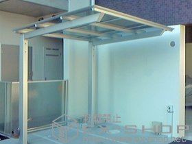 のサイクルポート・駐輪場 アーキフィット ミニ 延長 積雪〜20cm対応 施工例