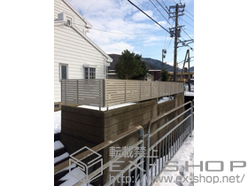 のフェンス・柵 プレスタフェンス7Y型 フリーポールタイプ 施工例