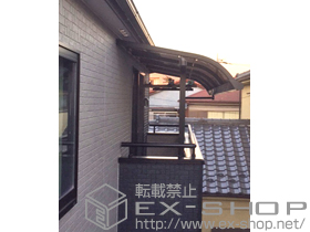 のバルコニー・ベランダ屋根 ライザーテラスII R型 屋根タイプ 単体 積雪〜20cm対応 施工例