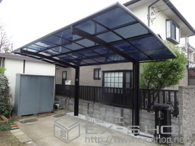 のカーポート カーブポートシグマIII 耐風圧強度仕様 積雪〜30cm対応 施工例