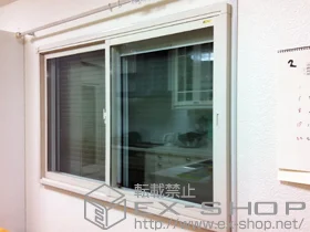 LIXIL リクシル(トステム)の内窓（二重窓・二重サッシ） インプラス(ダストバリア)引き違い窓2枚建て 施工例