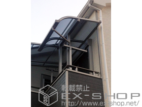 のバルコニー・ベランダ屋根 ライザーテラスII R型 屋根タイプ 単体 積雪〜20cm対応 施工例