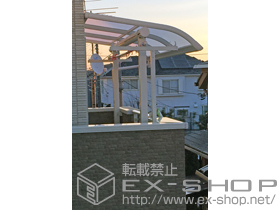 のバルコニー・ベランダ屋根 ヴェクターテラス R型 屋根タイプ 単体 積雪〜20cm対応 施工例
