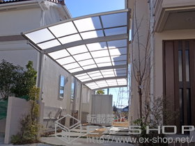 のカーポート プレシオスポート 縦連棟 積雪〜20cm対応 施工例