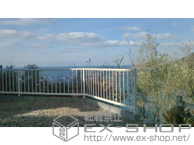 のフェンス・柵 レスティナフェンス21型 間仕切柱 施工例