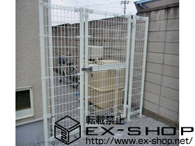 の門扉 ハイグリッド門扉N1型 柱使用 施工例