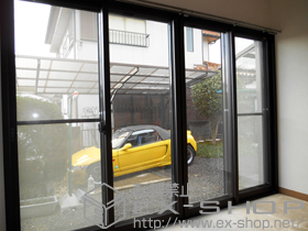 の二重窓（内窓） インプラス(ダストバリア)引き違い窓4枚建て 施工例