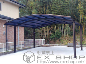 のカーポート プレシオスポート ワイド 積雪〜20cm対応 施工例