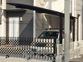 のカーポート カーブポートシグマIII 積雪〜20cm対応 施工例