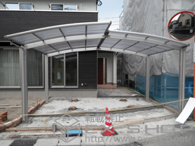 のカーポート レイナポートグラン M合掌　積雪〜20cm対応 施工例