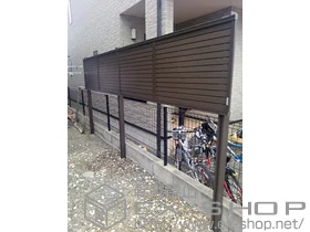 LIXIL ���N�V��(TOEX)�̃t�F���X�E��E�� �v���X�^�t�F���X 5�^ ���ډB�� �A���~���i���g�p �{�H��