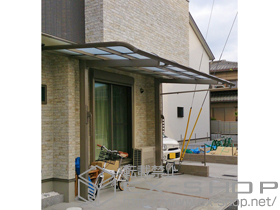 のカーポート レガーナポートシグマIII 積雪〜20cm対応＋収納式物干し 標準タイプ 2本入×1 施工例