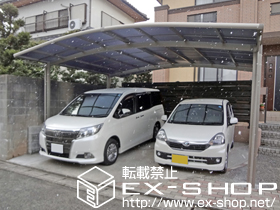 のカーポート カーブポートシグマIII ワイド 積雪〜20cm対応 施工例