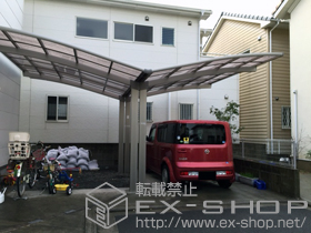 のカーポート カーブポートシグマIII Y合掌 積雪〜20cm対応 施工例