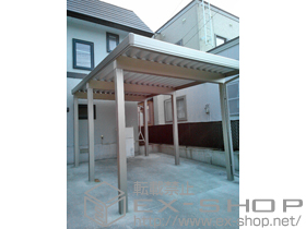 のカーポート テリオスポートIII 4500 角柱6本仕様 積雪〜150cm対応 施工例