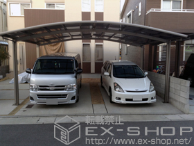 のカーポート カーブポートシグマIII ワイド 積雪〜20cm対応 施工例