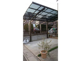 のカーポート カーブポートシグマIII 積雪〜20cm対応 施工例