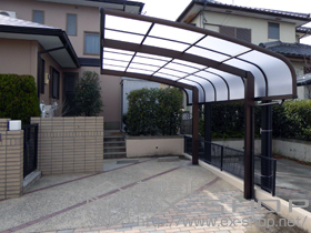 のカーポート プレシオスポート アルファ 積雪〜20cm対応 施工例