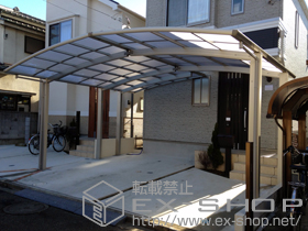 のカーポート レイナポートグラン M合掌　積雪〜20cm対応 施工例