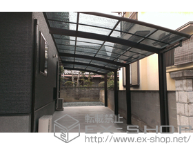 のカーポート プレシオスポート 縦連棟 積雪〜20cm対応 施工例