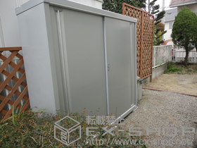 の物置・屋外倉庫 シンプリー 一般型(MJN-175DP) 施工例