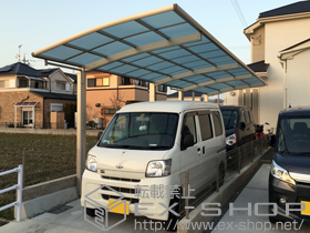 のカーポート レイナポートグラン 縦連棟　積雪〜20cm対応 施工例