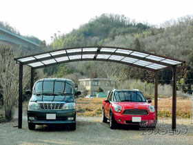 のカーポート レイナツインポートグラン　積雪〜20cm対応 施工例