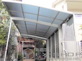 のカーポート カーブポートシグマIII 積雪〜20cm対応＋サイドパネル 施工例