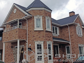 のバルコニー・ベランダ屋根 ライザーテラスII F型 屋根タイプ 単体 積雪〜20cm対応 施工例