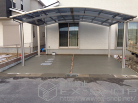 のカーポート プレシオスポート ワイド 積雪〜20cm対応 施工例