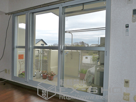 の二重窓（内窓） インプラス ダストバリア仕様 引違い窓 施工例