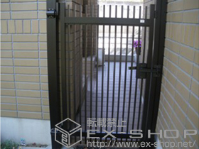 の門扉 ハイ千峰 片開き　柱使用 施工例