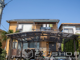 のカーポート カーブポートシグマIII ワイド 積雪〜20cm対応 施工例