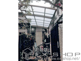 のサイクルポート・駐輪場 カーブポートシグマIII ミニ 積雪〜20cm対応 施工例