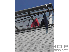 のバルコニー・ベランダ屋根 ライザーテラスII F型 屋根タイプ 単体 積雪〜20cm対応 施工例