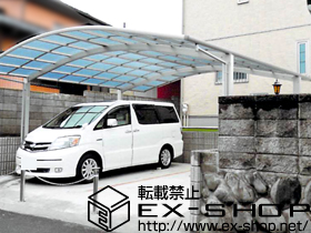 のカーポート レイナツインポートグラン　積雪〜20cm対応＋屋根ふき材補強部品(1セット) 施工例