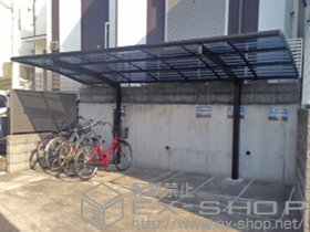 のサイクルポート・駐輪場 レイナポートグランミニ 積雪〜20cm対応 施工例