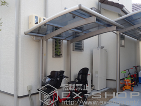 のサイクルポート・駐輪場 レイナポートグランミニ 積雪〜20cm対応 施工例