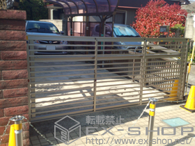 のカーゲート オーバードアS1型 手動式 施工例