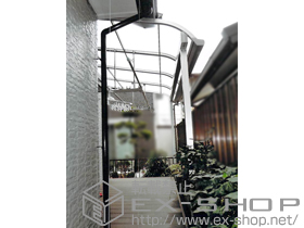 のテラス屋根 ライザーテラスII R型 テラスタイプ 単体 積雪〜20cm対応＋自在垂木掛け＋吊り下げ物干し 施工例