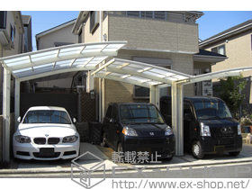 のカーポート カーブポートシグマIII Y合掌 積雪〜20cm対応 施工例