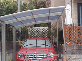 のカーポート レイナポートグラン　積雪〜20cm対応＋着脱式サポート 施工例