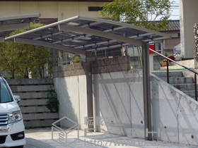 のカーポート カーブポートシグマIII 積雪〜20cm対応 施工例