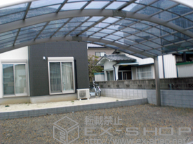 のカーポート リベルポートシグマIII 3台用 積雪〜20cm対応 施工例