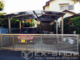 のカーゲート ワイドオーバードアS1型 電動式 48-10 施工例