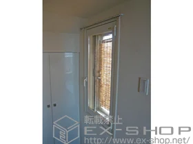 LIXIL リクシル(トステム)の内窓・二重窓 インプラス ダストバリア仕様 開き窓 外観左吊り元 施工例