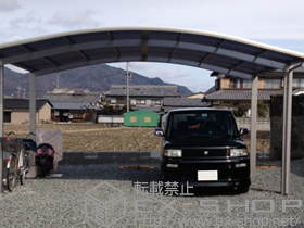 のカーポート プレシオスポート ワイド 積雪〜20cm対応 施工例